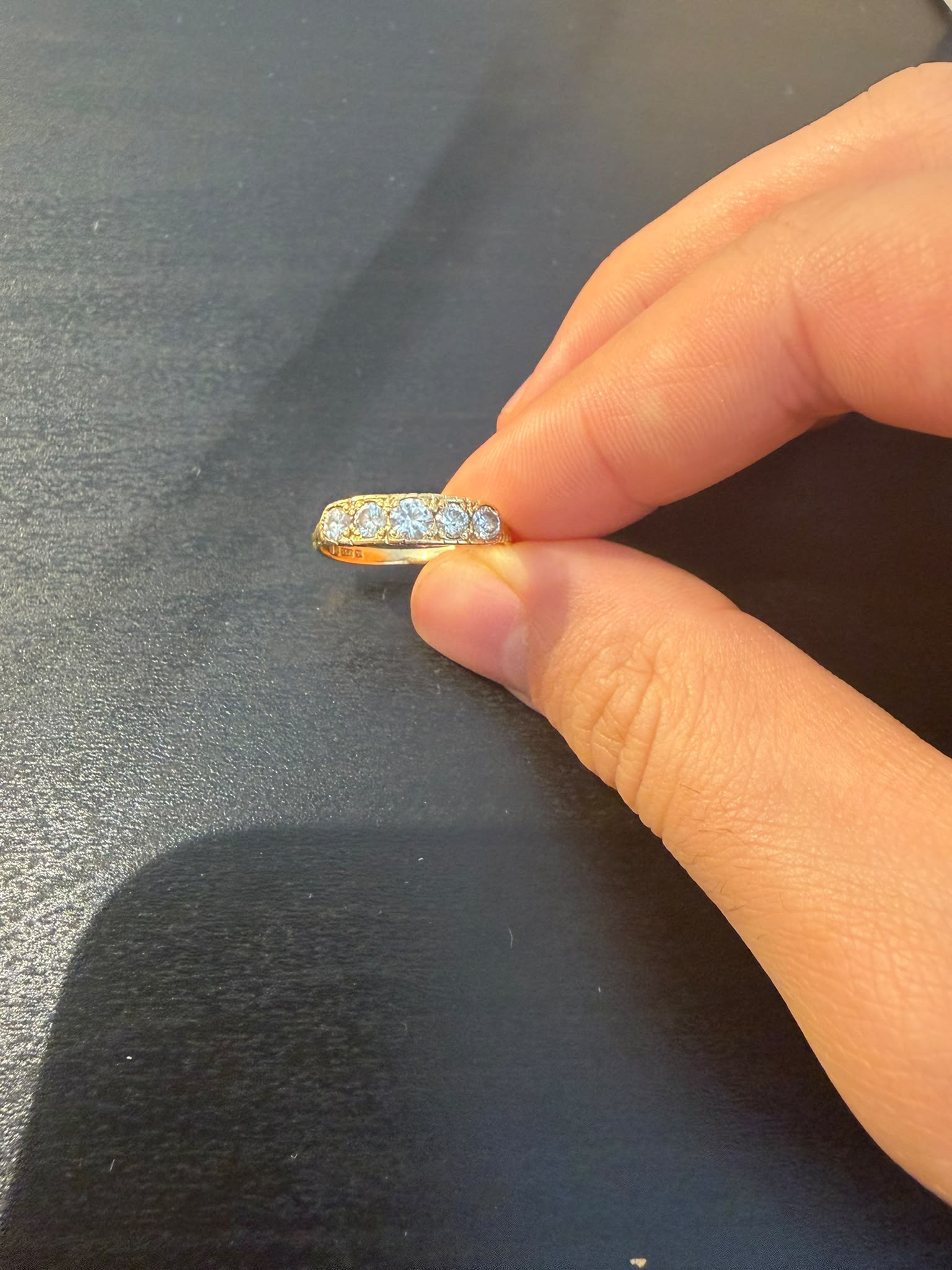 18ct Yellow Gold Five-Stone Diamond Ring – 0.30ct